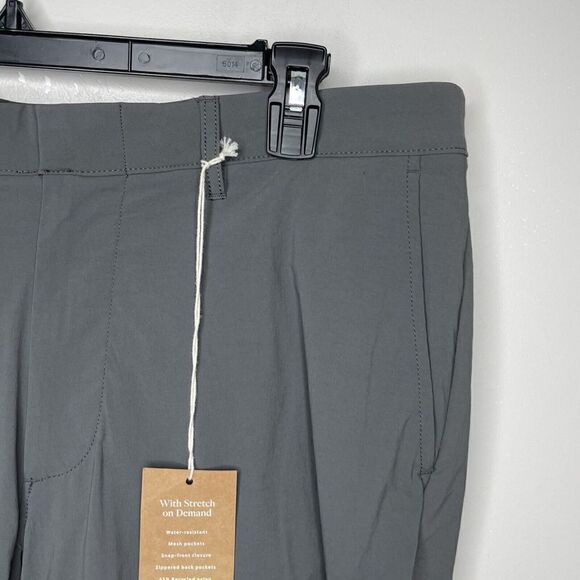J CREW Mens Tech Shorts NEW Charcoal Gray Stretch Performance BE055 Golf 36 x 9 - Picture 4 of 11